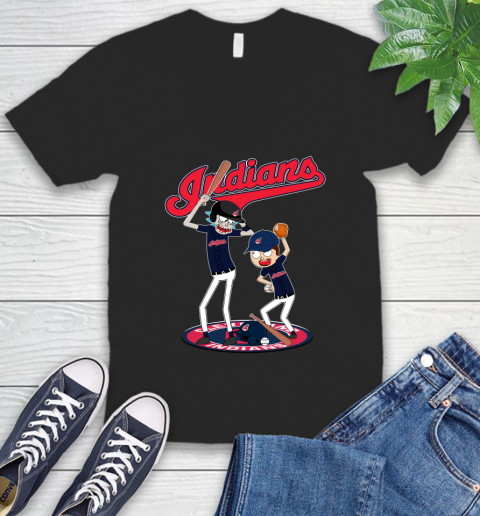 MLB Cleveland Indians Rick And Morty Baseball 50