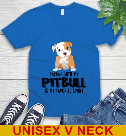 Playing with my pitbull is my favorite sport 45