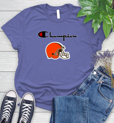 NFL Football Cleveland Browns Champion Shirt Women's T-Shirt - Image 13