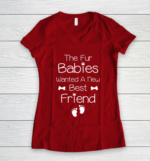 Pregnancy Announcement Dog Or Cat Fur Babies Mom T-Shirt Pregnancy Announcement Dog Or Cat Fur Babies Mom T-Shirt
