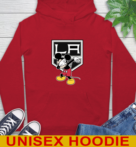 Los Angeles Kings NHL Hockey Dabbing Mickey Disney Sports Hoodie 10