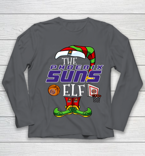 Phoenix Suns Christmas ELF Funny NBA Youth Long Sleeve 6