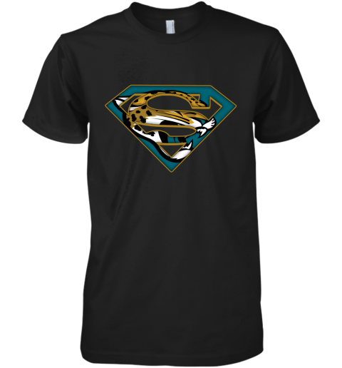 We Are Undefeatable Jacksonville Jaguars x Superman NFL Premium Men's T-Shirt