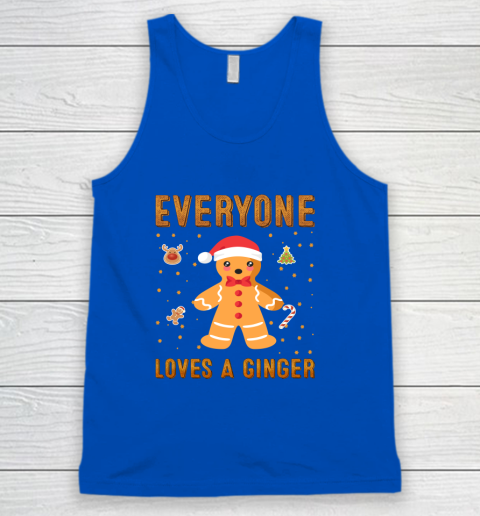 Everyone Loves A Ginger Funny Christmas Tank Top 4
