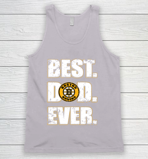 NHL Boston Bruins Hockey Best Dad Ever Family Shirt Tank Top 3
