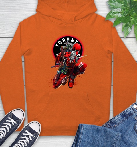NBA Deadpool Marvel Comics Sports Basketball Toronto Raptors Hoodie 5