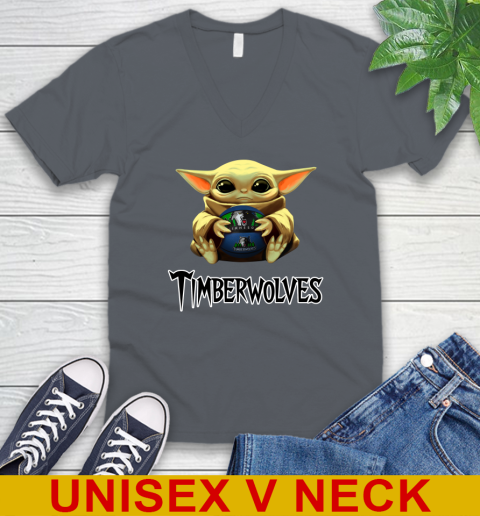 NBA Basketball Minnesota Timberwolves Star Wars Baby Yoda Shirt 53