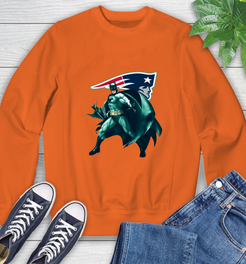NFL Batman Football Sports New England Patriots Sweatshirt 4