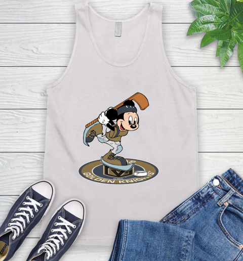 NHL Hockey Vegas Golden Knights Cheerful Mickey Disney Shirt Tank Top 2