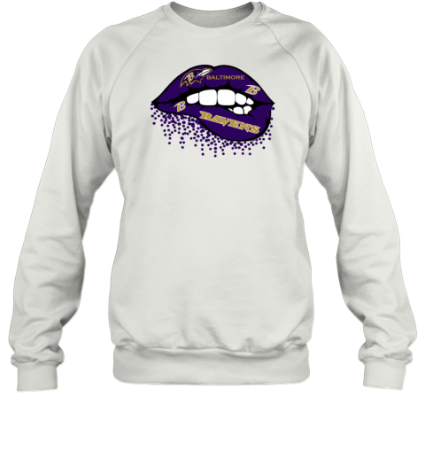 Baltimore Ravens Inspired Lips Sweatshirt