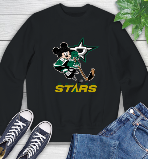 NHL Dallas Stars Mickey Mouse Disney Hockey T Shirt Sweatshirt 2