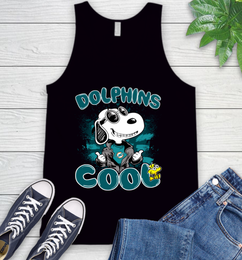 NFL Football Miami Dolphins Cool Snoopy Shirt Tank Top