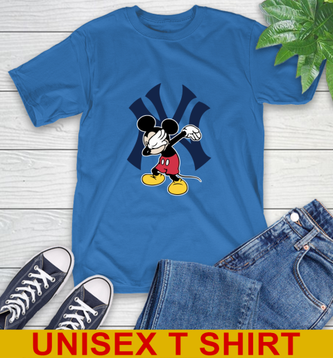 New York Yankees MLB Baseball Dabbing Mickey Disney Sports T-Shirt 9