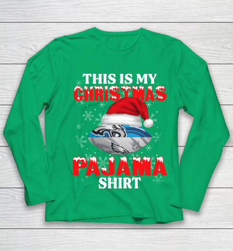 Philadelphia Eagles This Is My Christmas Pajama Shirt NFL Youth Long Sleeve 4