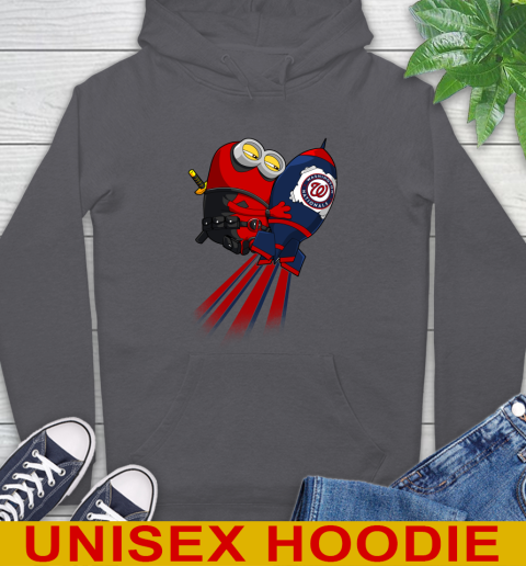 MLB Baseball Washington Nationals Deadpool Minion Marvel Shirt Hoodie 7