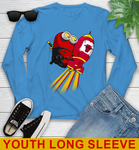 NBA Basketball Chicago Bulls Deadpool Minion Marvel Shirt Youth Long Sleeve 8