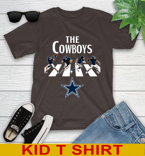 NFL Football Dallas Cowboys The Beatles Rock Band Shirt Youth T-Shirt 6