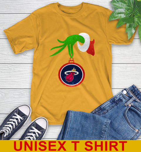 Miami Heat Grinch Merry Christmas NBA Basketball T-Shirt 3