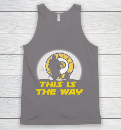 Indiana Pacers NBA Basketball Star Wars Yoda And Mandalorian This Is The Way Tank Top 6