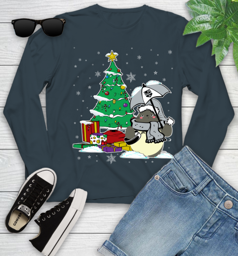 Los Angeles Kings NHL Hockey Cute Tonari No Totoro Christmas Sports Youth Long Sleeve 9