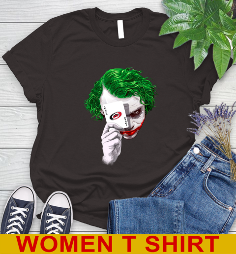 Carolina Hurricanes NHL Hockey Joker Card Shirt Women's T-Shirt 9