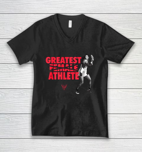 Serena Greatest Athlete V-Neck T-Shirt
