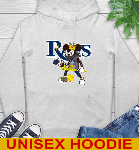 Tampa Bay Rays MLB Baseball Mickey Peace Sign Sports Hoodie