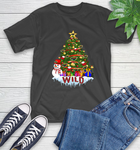 Minnesota Wild Merry Christmas NHL Hockey Sports T-Shirt 2