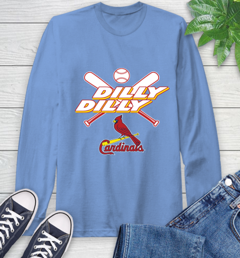 MLB St.Louis Cardinals Dilly Dilly Baseball Sports Long Sleeve T-Shirt 11