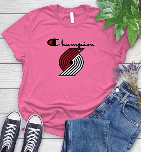 NBA Basketball Portland Trail Blazers Champion Shirt Women's T-Shirt 11