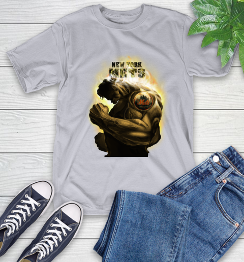 New York Mets MLB Baseball Hulk Marvel Avengers Sports T-Shirt 6