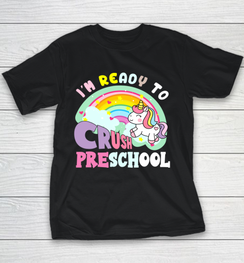 Back to school shirt ready to crush preschool unicorn Youth T-Shirt