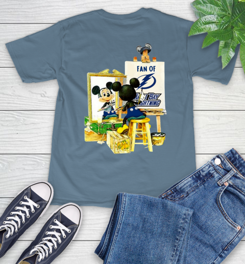 NHL Hockey Tampa Bay Lightning Mickey Drawing Shirt 9