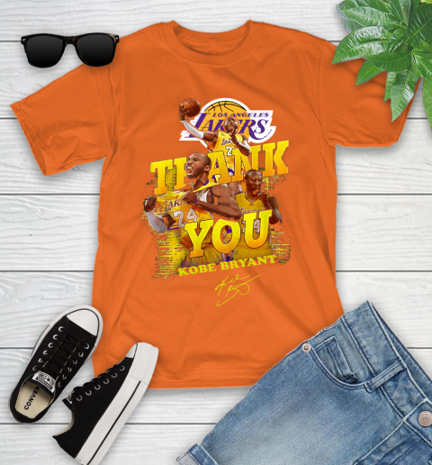 Great Thank you Kobe Bryant Los Angeles Lakers signature shirt 101