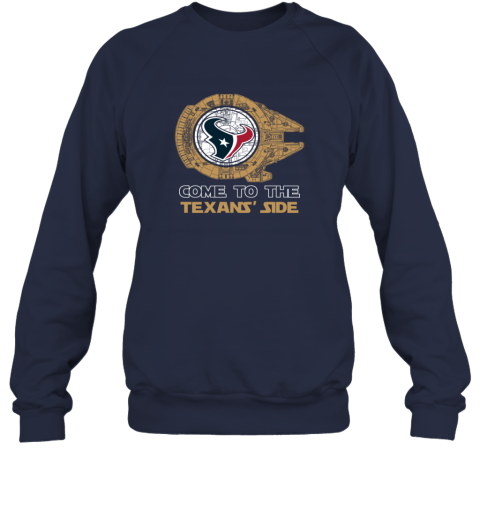 NFL Come To The Houston Texans Wars Football Sports Sweatshirt urj0 nfl come to the houston texans wars football sports sweatshirt 35 front navy