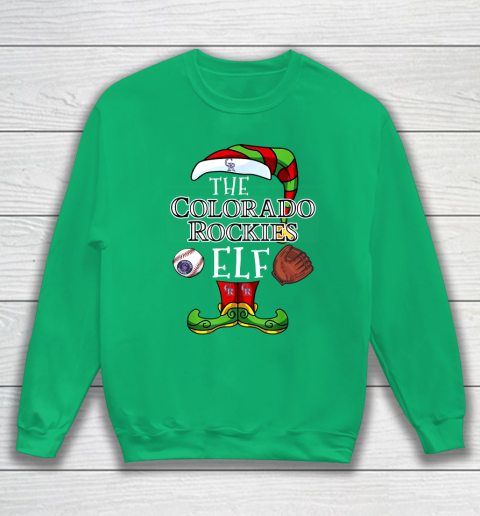 Colorado Rockies Christmas ELF Funny MLB Sweatshirt 5