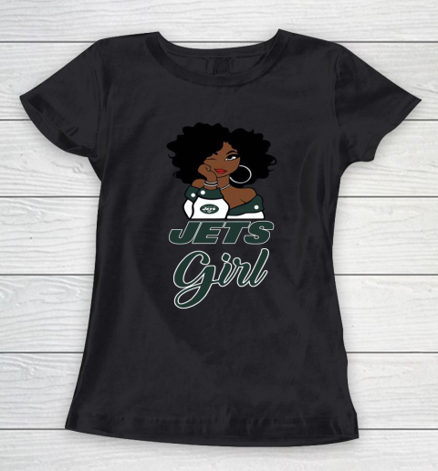 New York Jets Girl NFL Women's T-Shirt 2