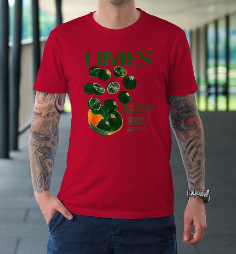 Limes Funny High In Vitamin C Antioxidants Other Nutrients T-Shirt 14