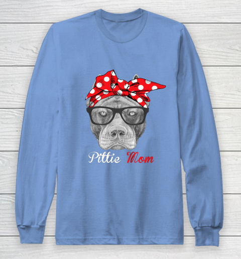 Dog Mom Shirt Pittie Mom Shirt for Pitbull Dog Lovers Mothers Day Long Sleeve T-Shirt 8
