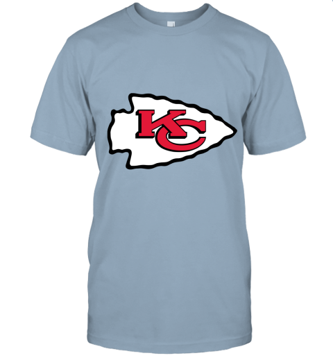 Kansas City Chiefs Line Gray Victory Arch Unisex Jersey Tee
