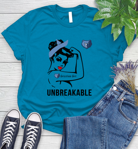 NBA Memphis Grizzlies Girl Unbreakable Basketball Sports Women's T-Shirt 6 NBA Memphis Grizzlies Girl Unbreakable Basketball Sports Women's T-Shirt - Image 6
