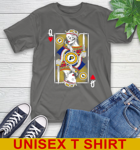 NBA Basketball Indiana Pacers The Queen Of Hearts Card Shirt T-Shirt 10