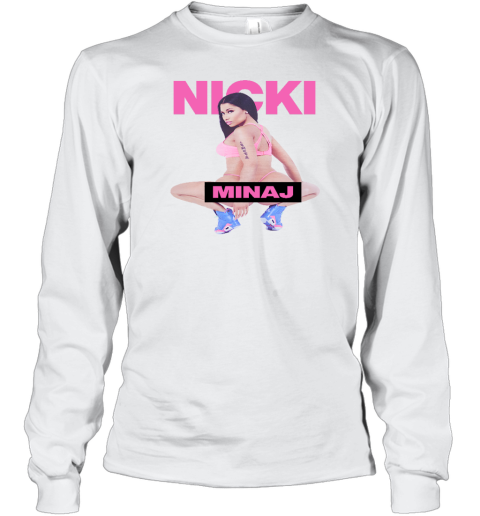 Khaki Nicki Minaj Print Long Sleeve T