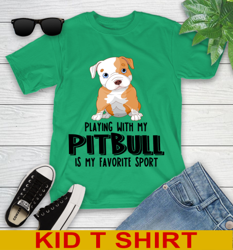 Playing with my pitbull is my favorite sport 87
