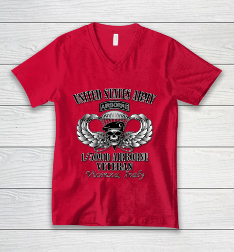 Veteran Shirt 1 509th Airborne Veteran V-Neck T-Shirt 3