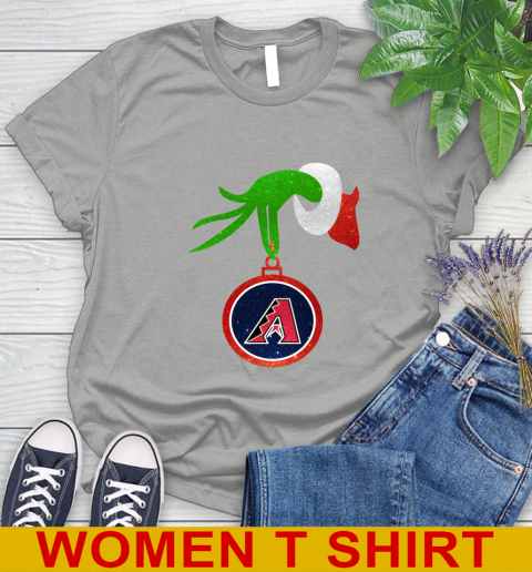 Arizona Diamondbacks Grinch Merry Christmas MLB Baseball Women's T-Shirt 11