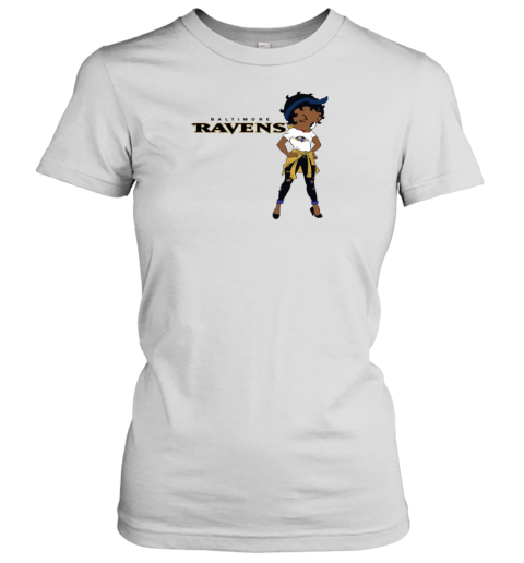 Betty Boop Baltimore Ravens Women's T-Shirt