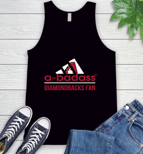 MLB A Badass Arizona Diamondbacks Fan Adidas Baseball Sports Tank Top