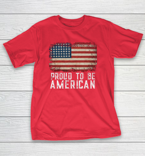 Proud American Patriotic USA Flag T-Shirt 9