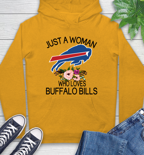 NFL Just A Woman Who Loves Buffalo Bills Football Sports Hoodie 2